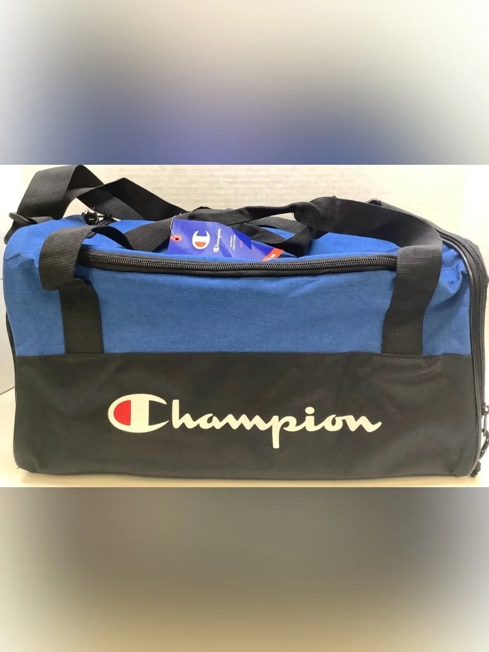 Champion Prologue Duffel Bag - Royal Blue & Black OS NWT